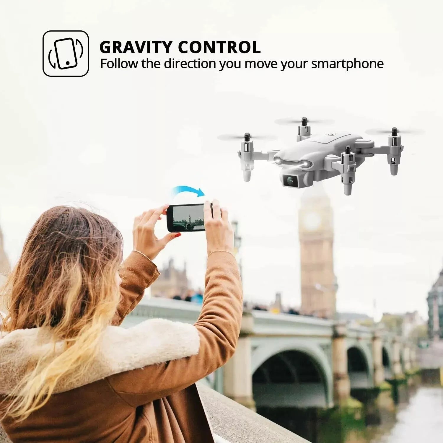 V9 Mini Drone For Kids Adults 720P HD FPV Camera, Foldable RC Quadcopter For Boys Girls With Altitude Hold, Headless Mode,Logistics Is Randomly Sent By UPS,USPS,FEDEX,Amazon Logistics.