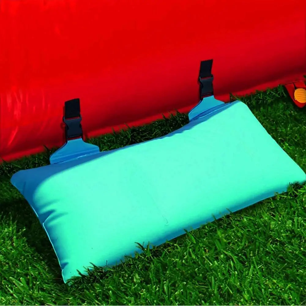 Double Drop Raceway 120 Inch High 2 Lane Iatable Outdoor Backyard Water Slide Splash Pool with Climbing Wall for Kids Ages 5 to
