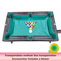 Large Footpool Pool Table with Balls Black Inflatable Billard for Soccer Event Inflatable Snooker Football Interactive Game