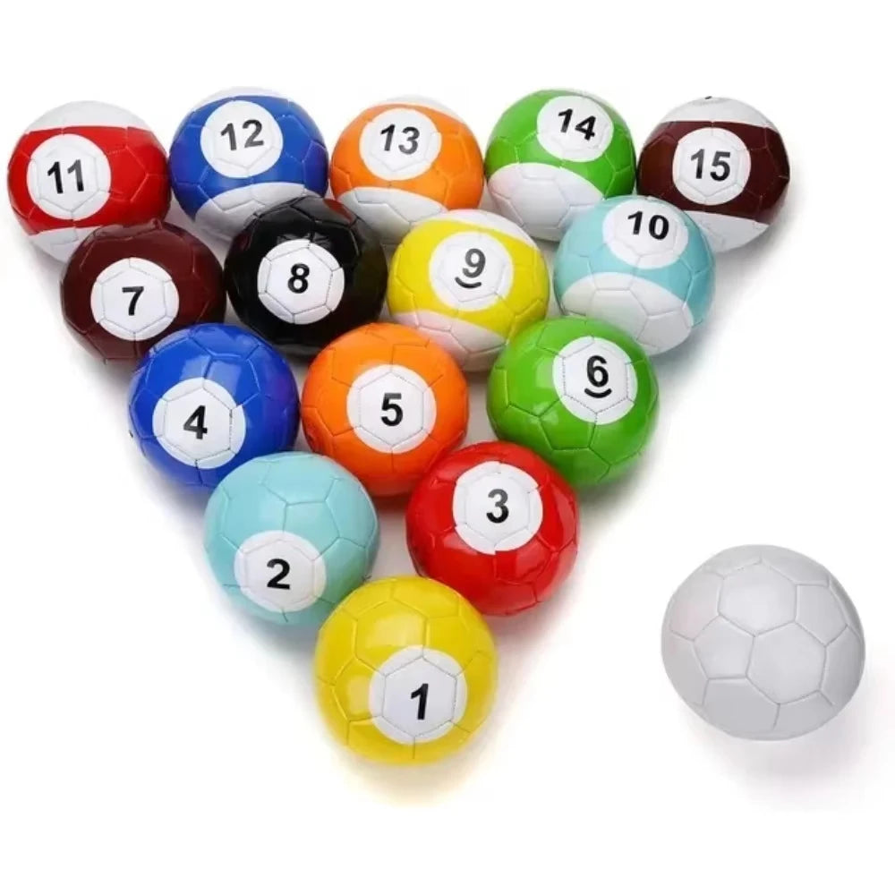 Large Footpool Pool Table with Balls Black Inflatable Billard for Soccer Event Inflatable Snooker Football Interactive Game